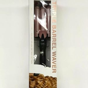 TRUBEAUTY Rose Gold Triple Barrel Waver , NEW IN BOX